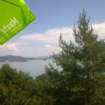 Zicht op de Worthersee